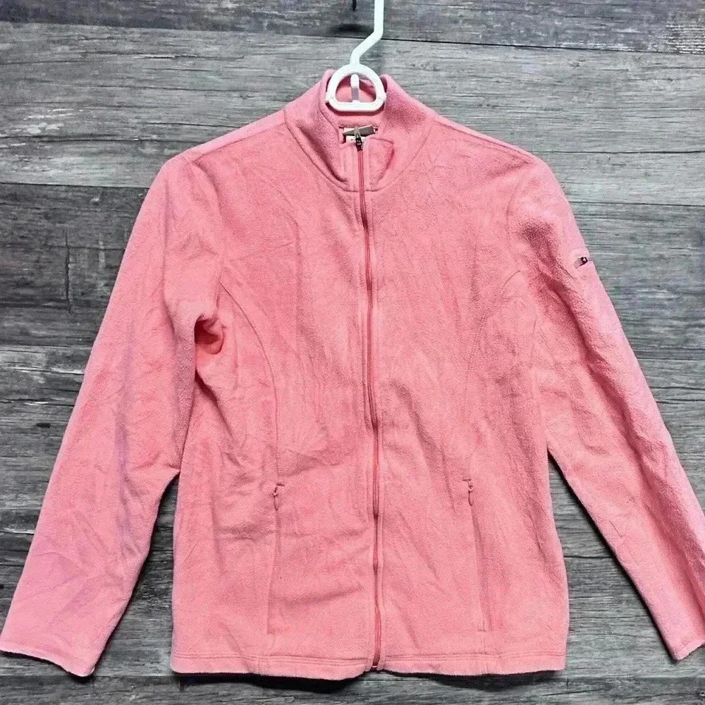 L.L. Bean Pink Lightweight Fleece Jacket